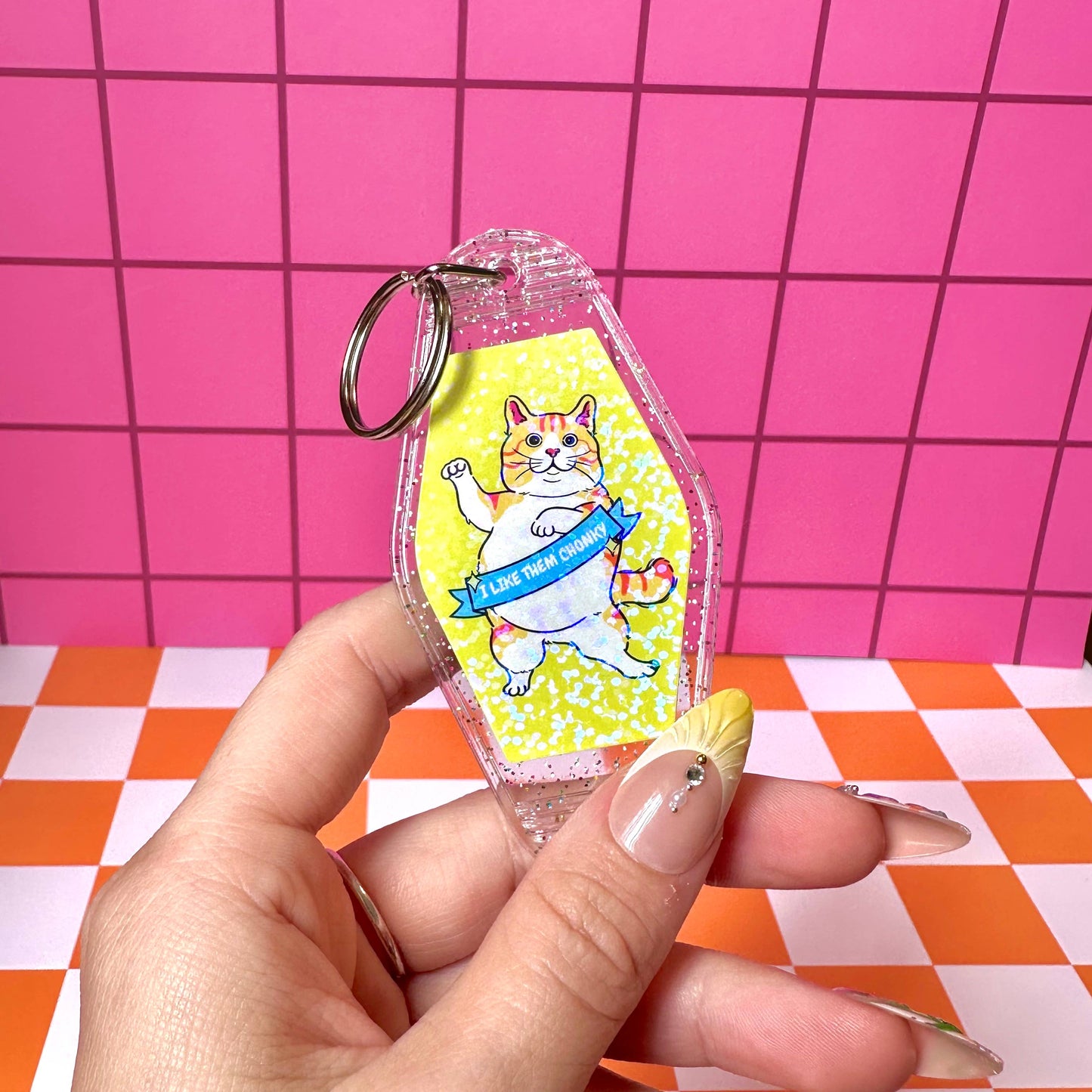I Like Them Chonky Keychain