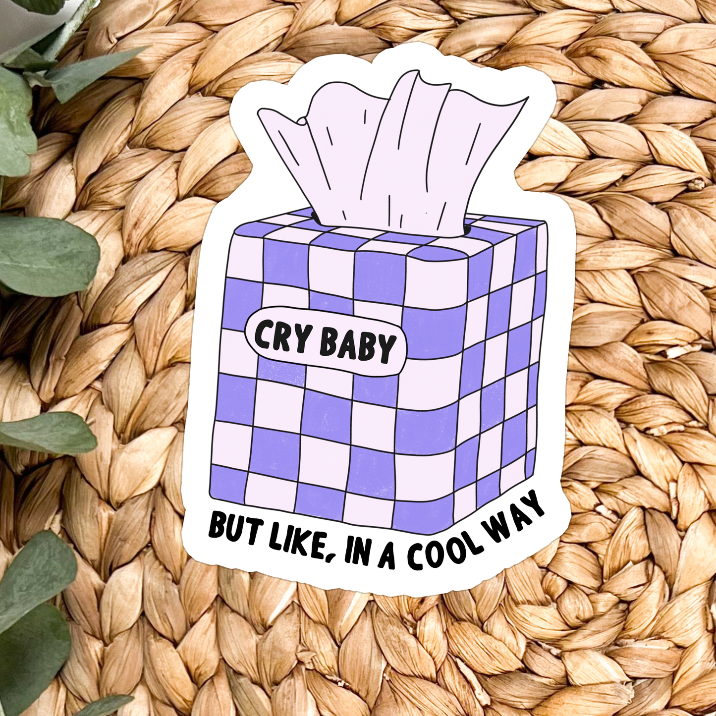 Cry Baby Sticker