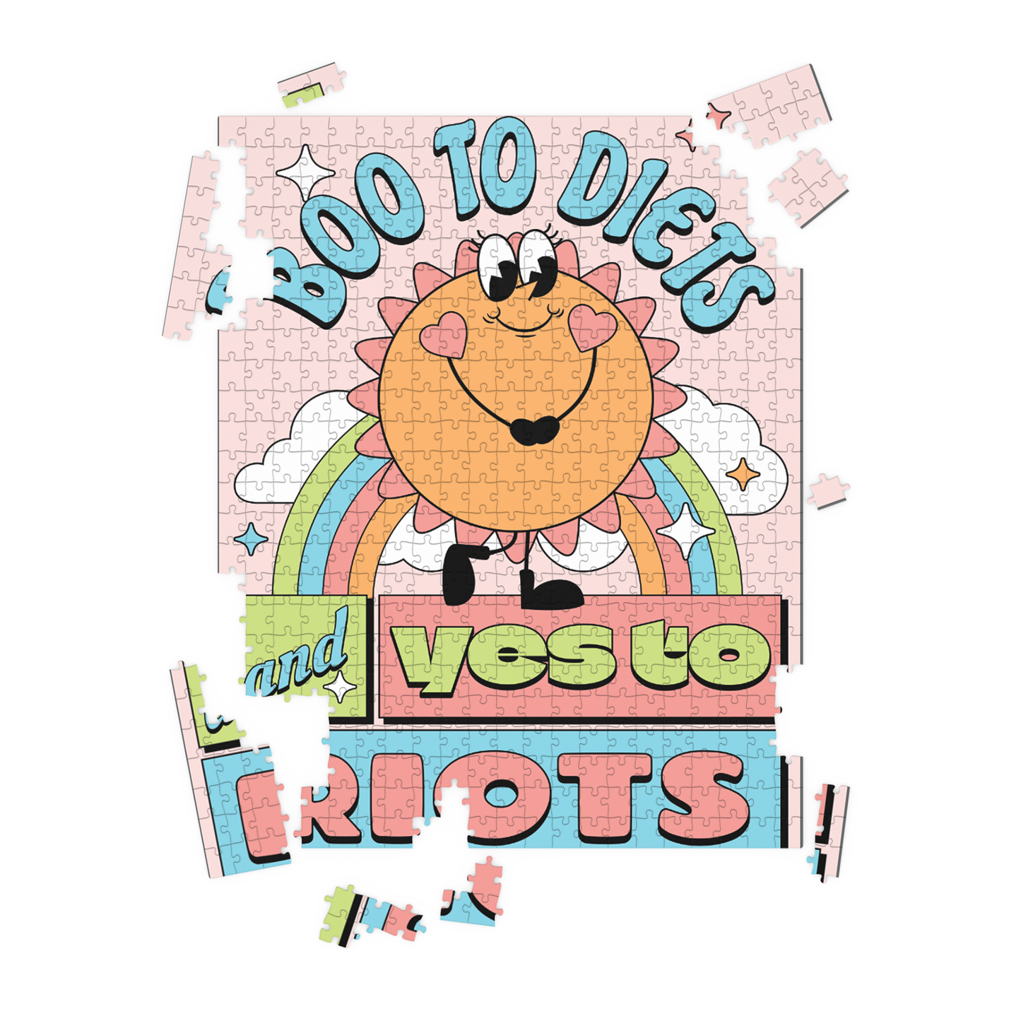 Boo to Diets; Yay To Riots Puzzle