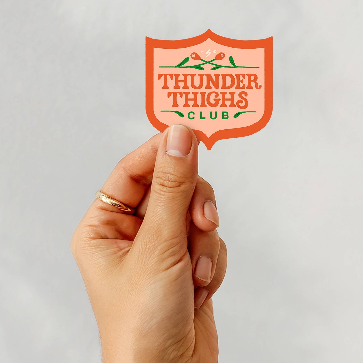 Thunder Thighs Club Sticker