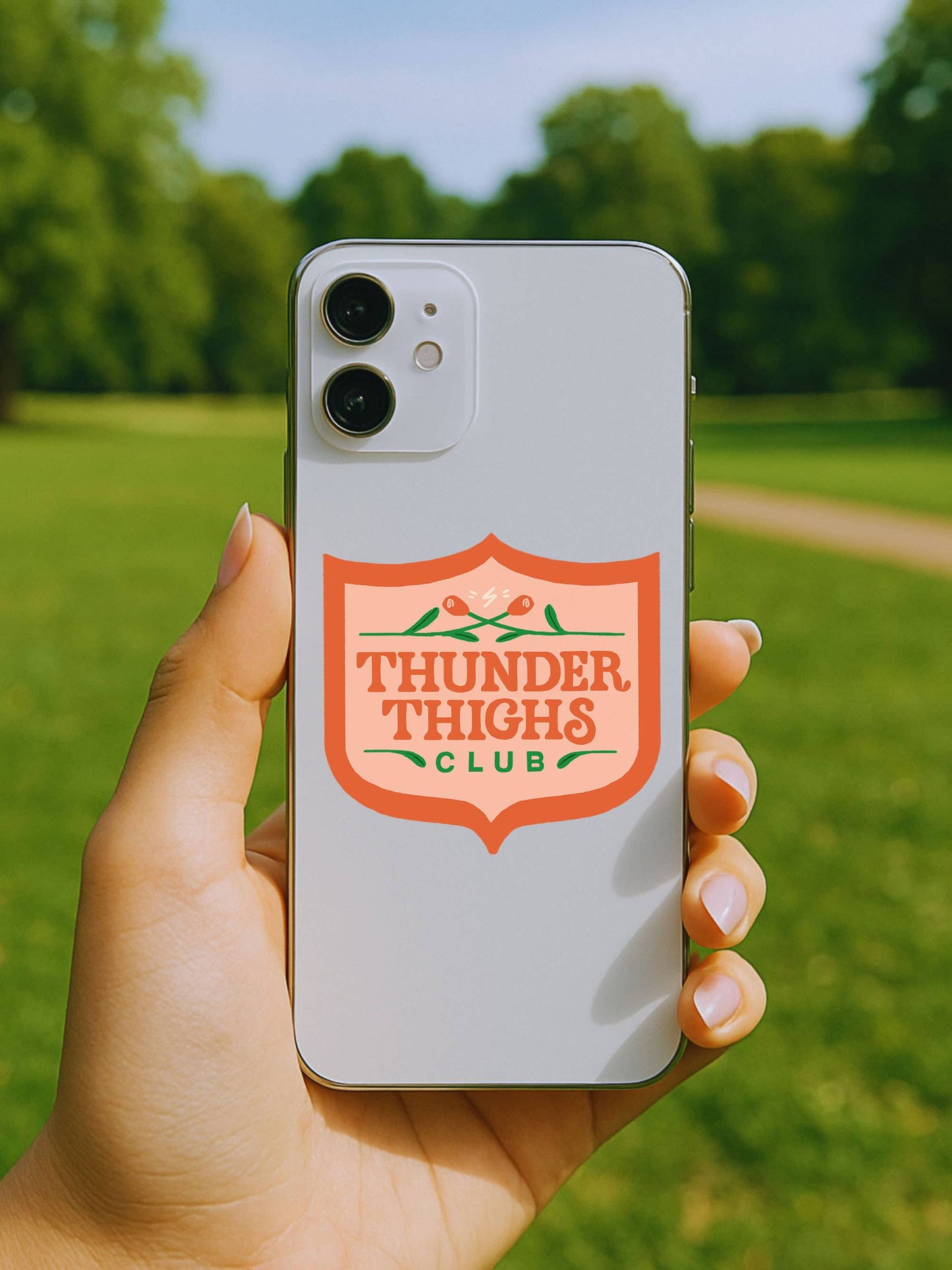 Thunder Thighs Club Sticker