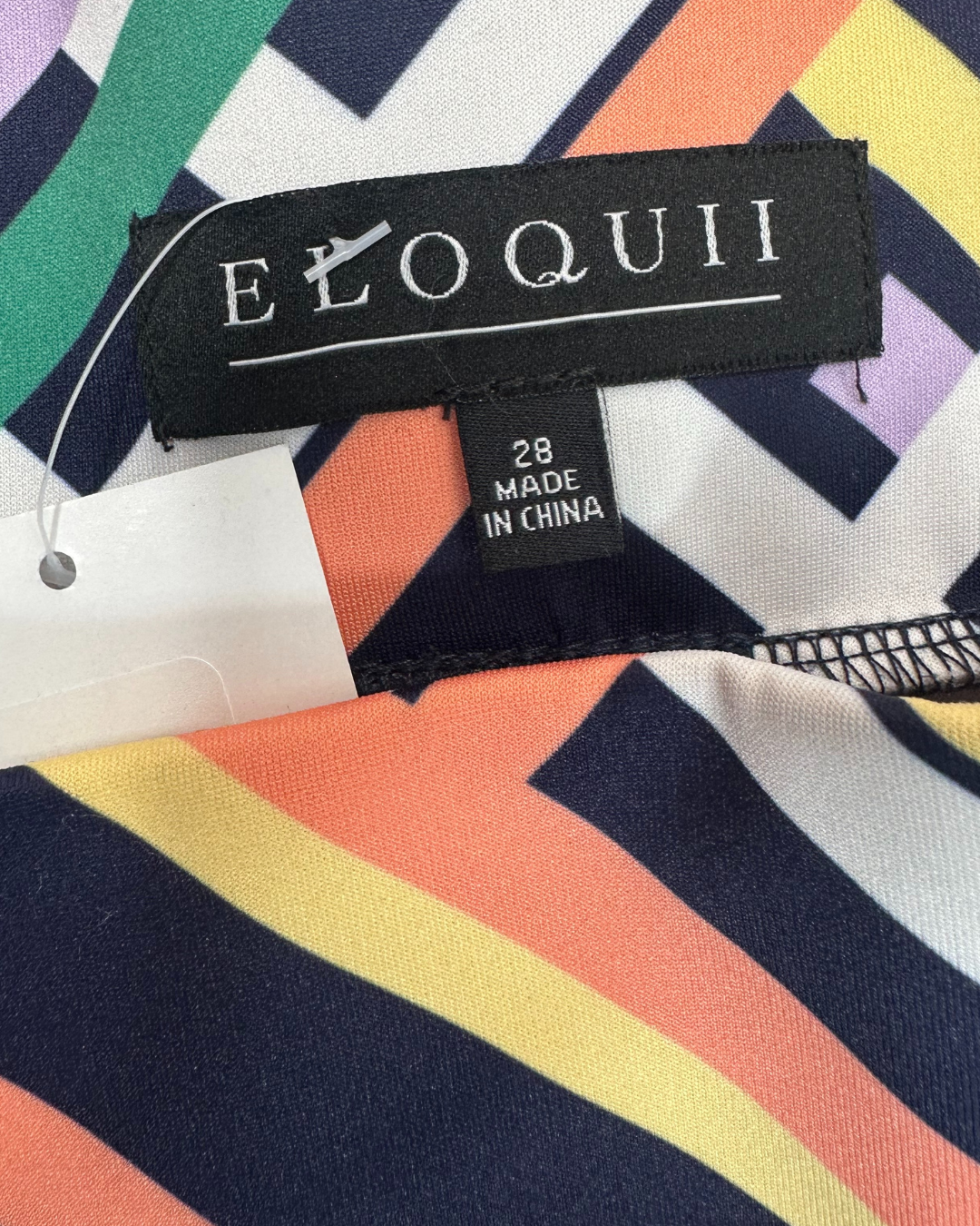 ELOQUII Multicolor Midi Skirt (28)