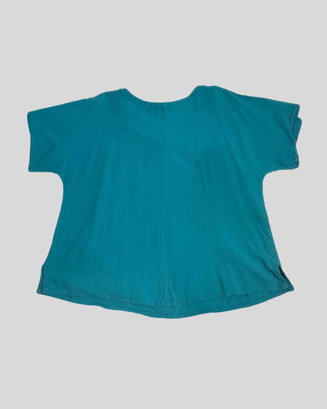 Oh My Gauze Turquoise Top (3X)