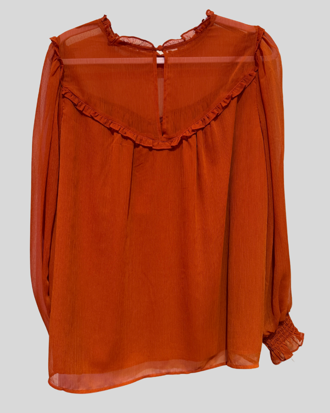 Torrid NWT Romantic Orange Boho Blouse (0)