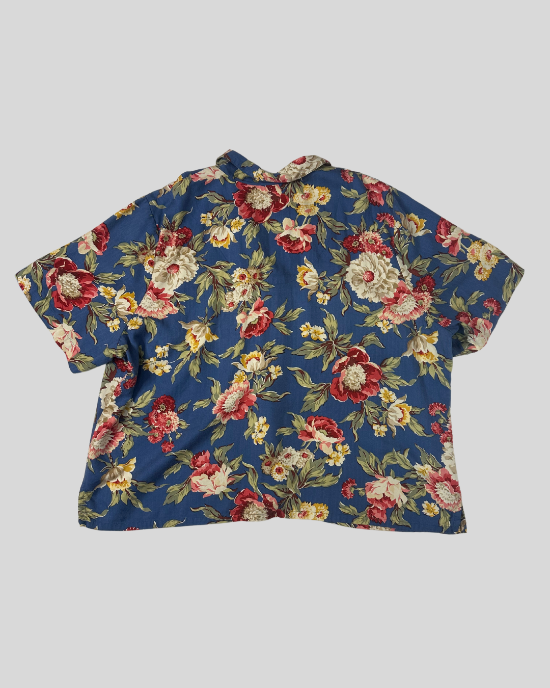 Vintage Sag Harbor Blue Tulip Top (2X)
