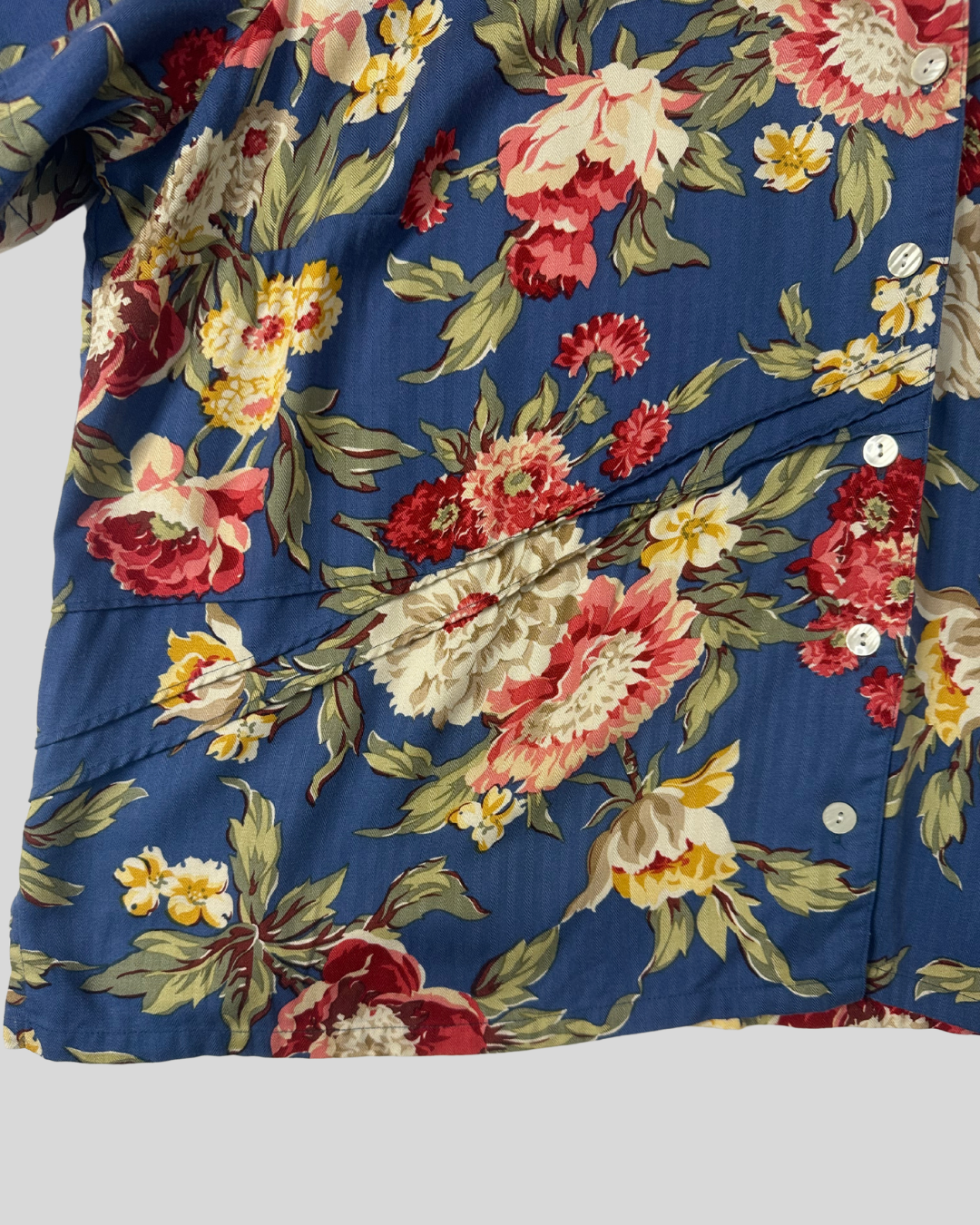 Vintage Sag Harbor Blue Tulip Top (2X)