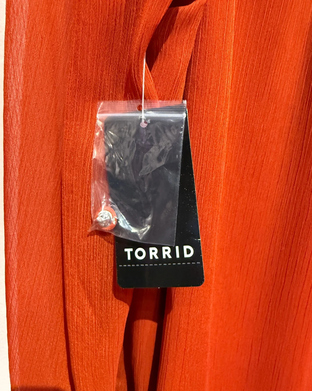 Torrid NWT Romantic Orange Boho Blouse (0)