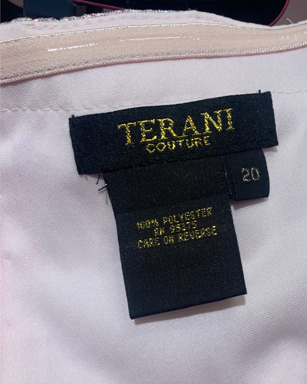 Terani NWT Pink Sparkle Gown (20)