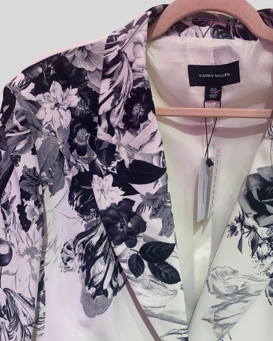 Karen Millen NWT White Floral Blazer (20)