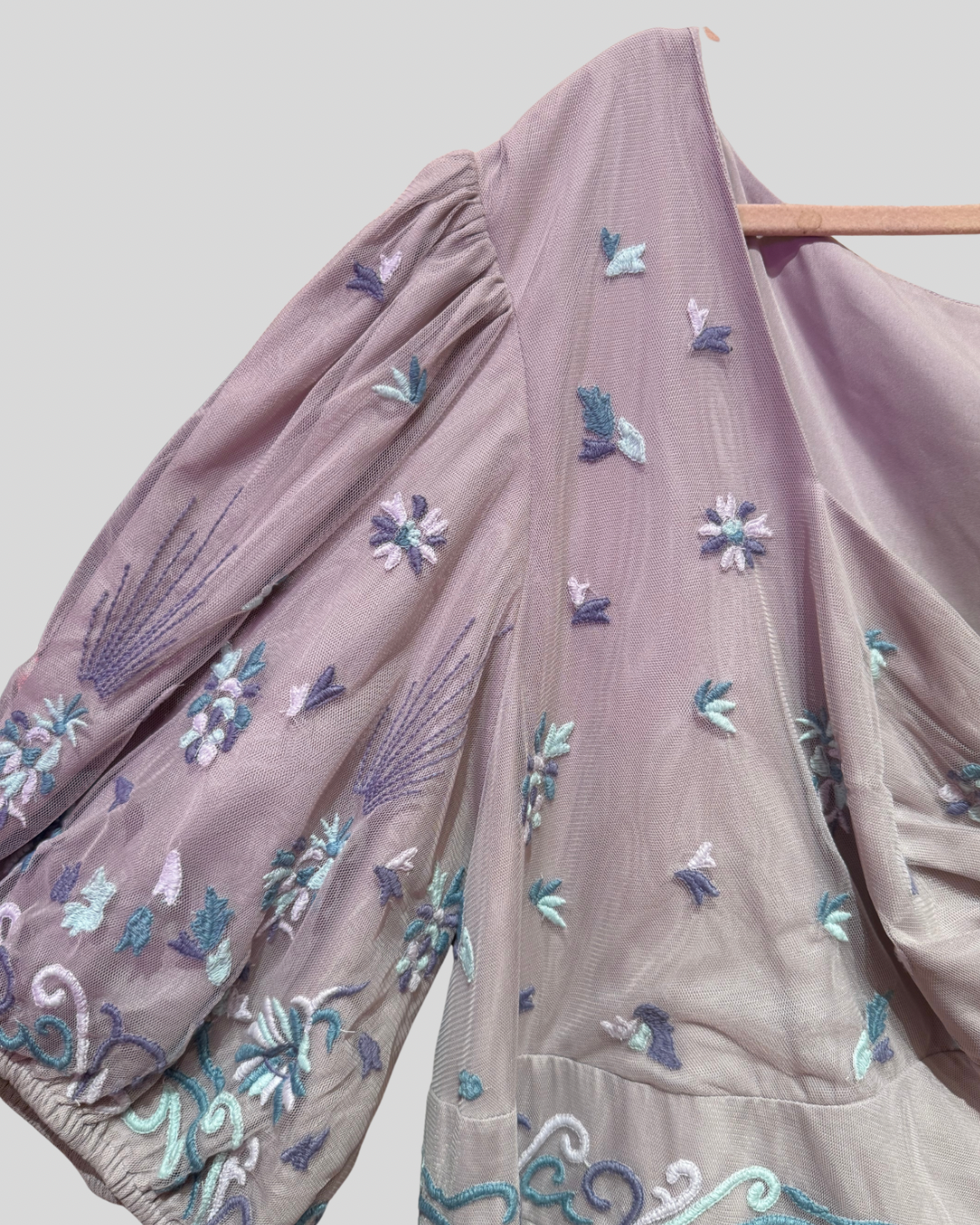 Jessakae Mauve Tulle Dress (5X)