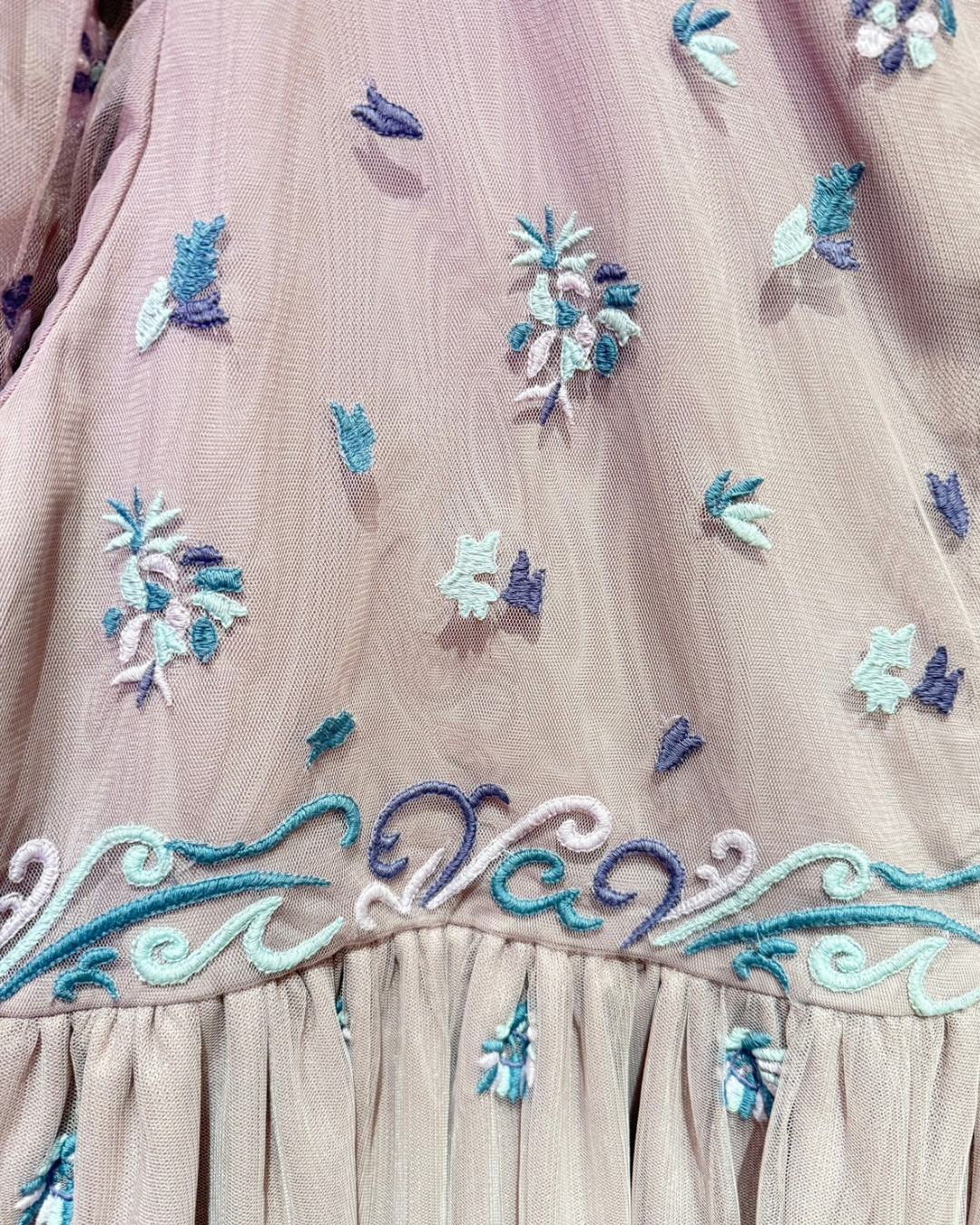 Jessakae Mauve Tulle Dress (5X)