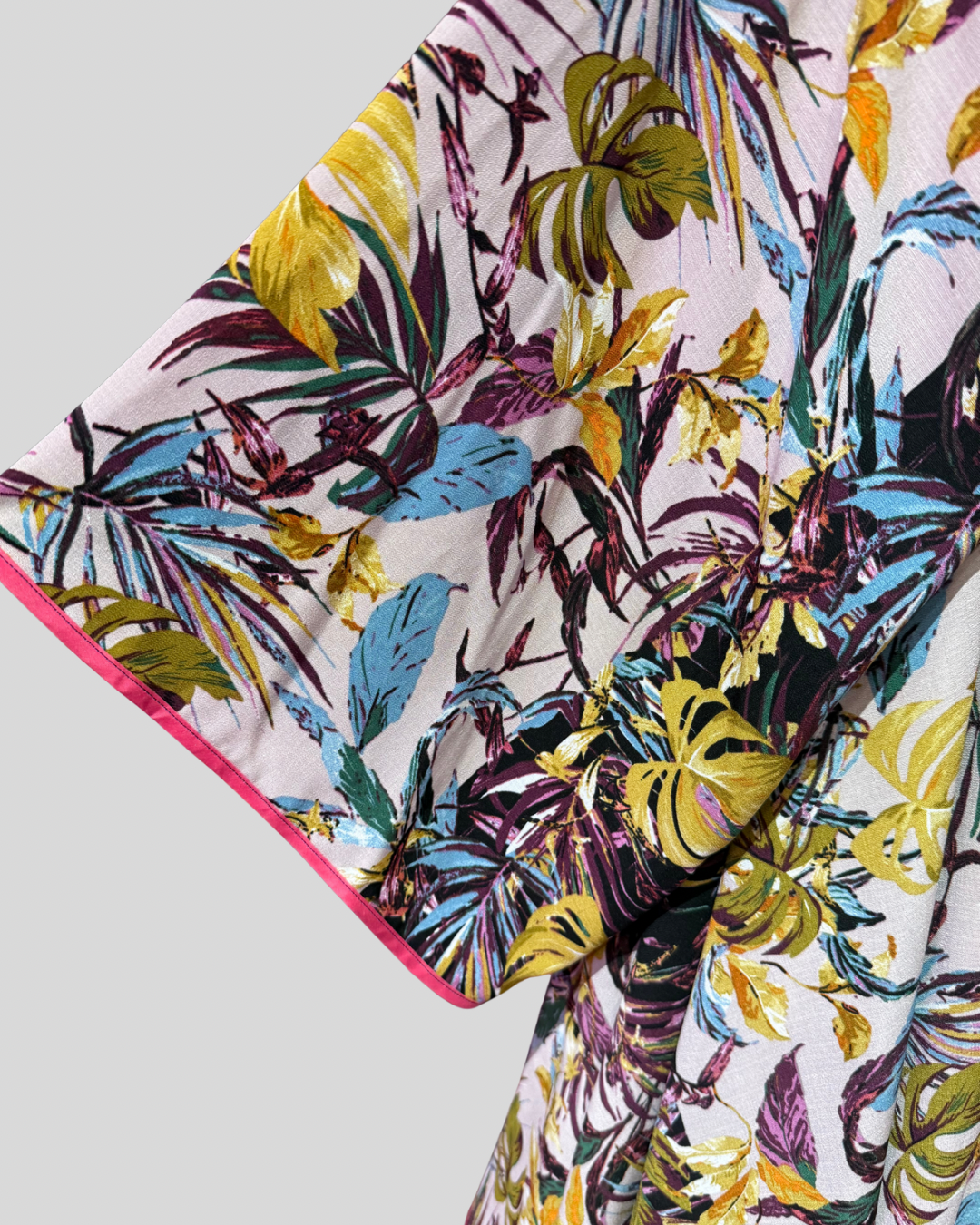 Unbranded Reworked Multicolor Floral Full Dress with Lace Collar (Up to 4/5X)