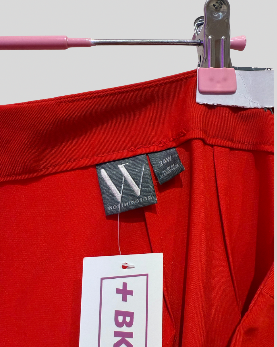 Worthington NWT Red Wide Leg Trousers (24)