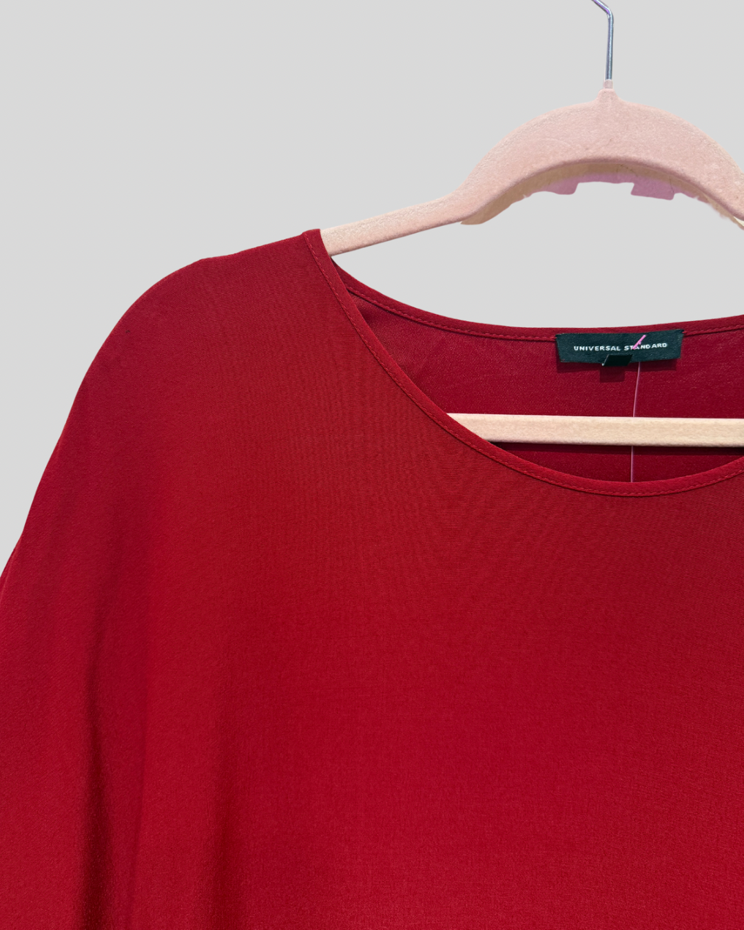 Universal Standard Red Blocked Fabric Dress (22/24)