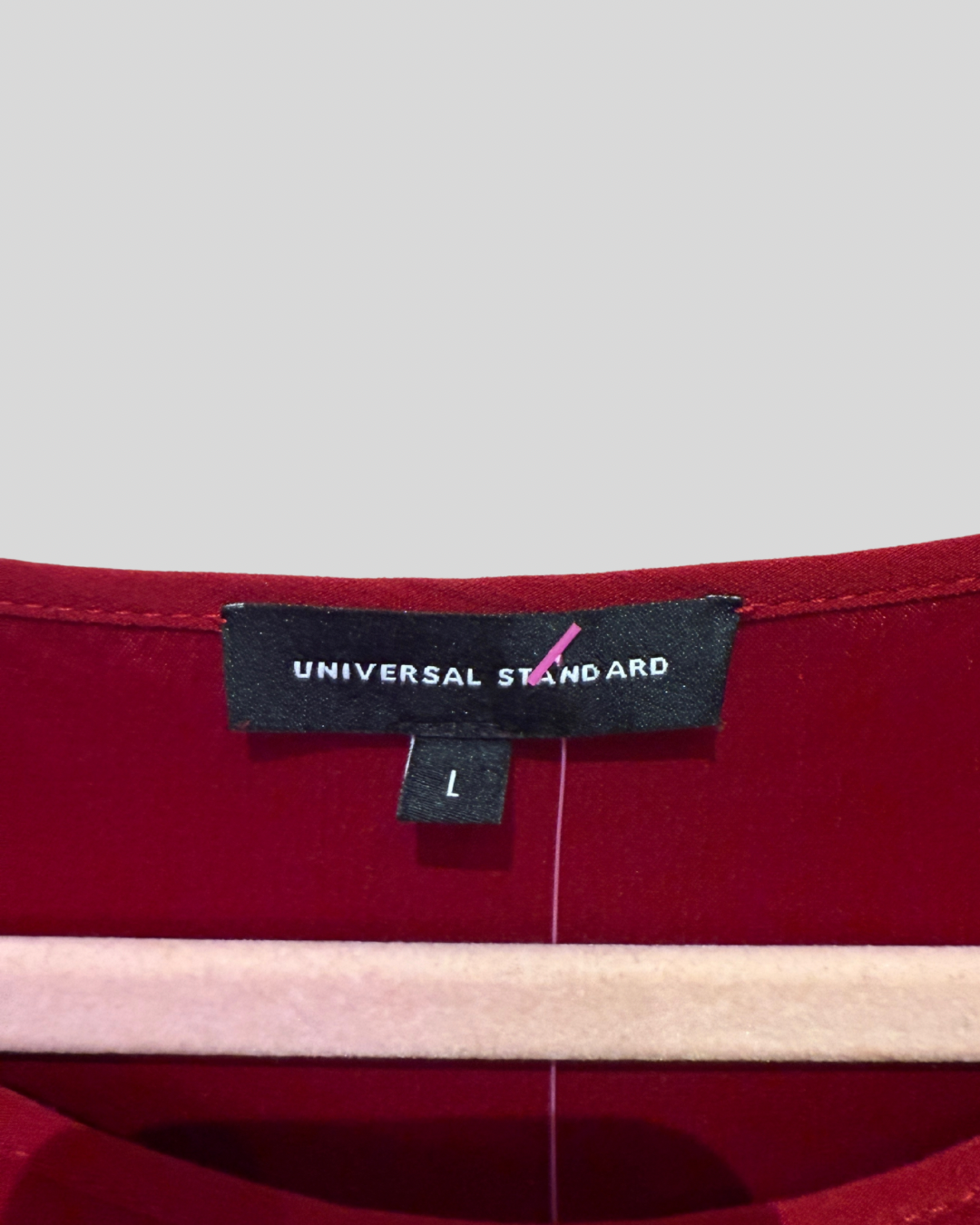 Universal Standard Red Blocked Fabric Dress (22/24)