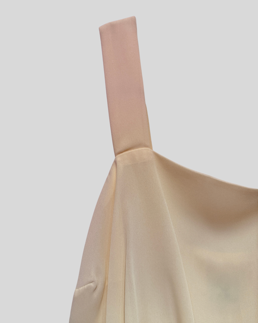 Vintage CB NWT Butter Yellow Pleated Chiffon Dress (22)