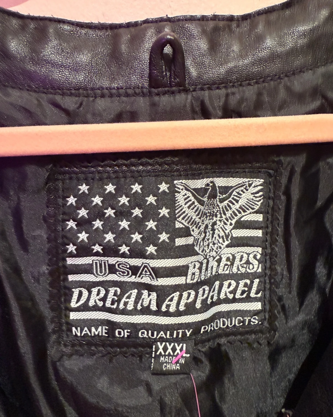 Bikers Dream Apparel Black Leather Studded Vest (Fits XL)
