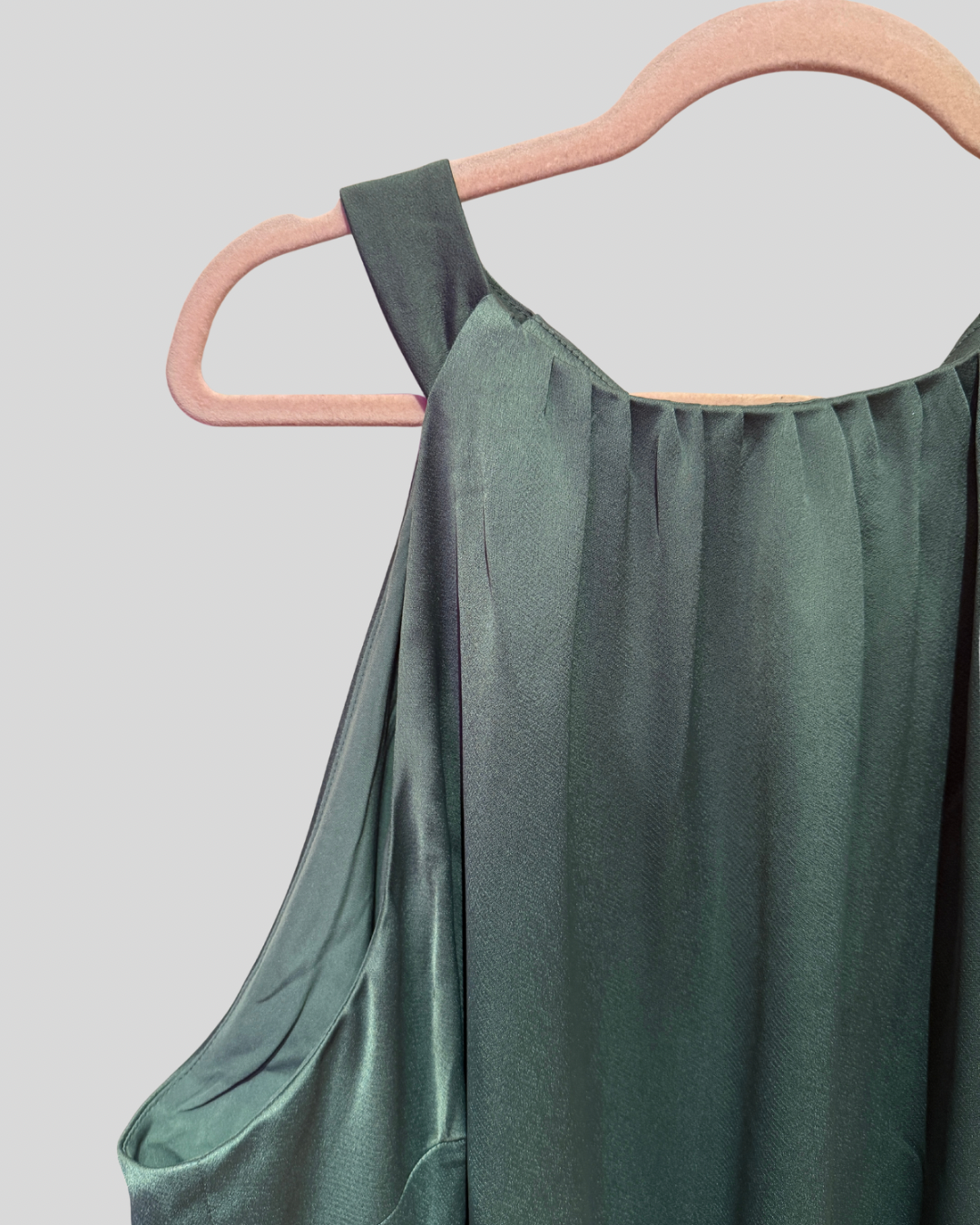 City Chic NWT Teal Satin Gown (22)