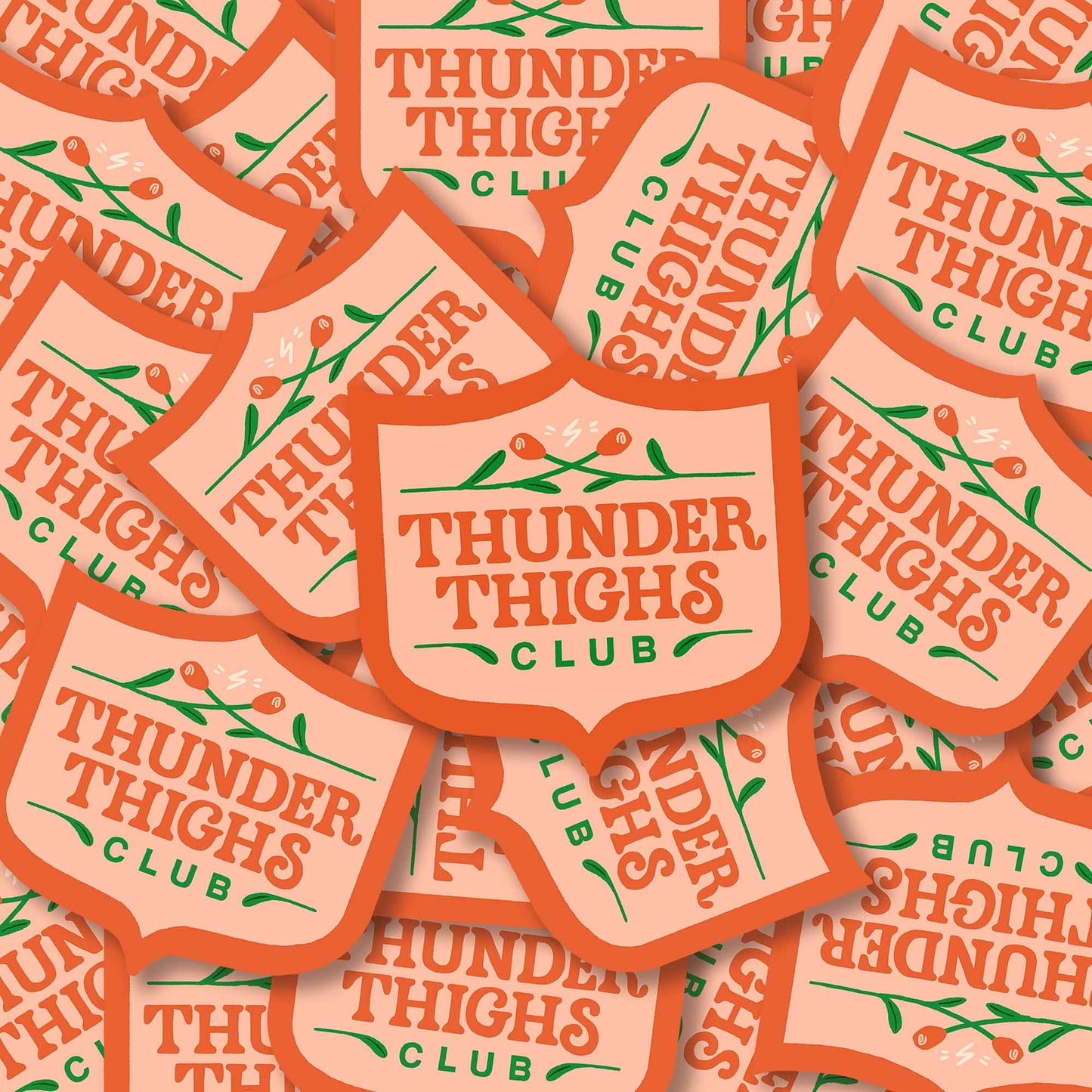 Thunder Thighs Club Sticker