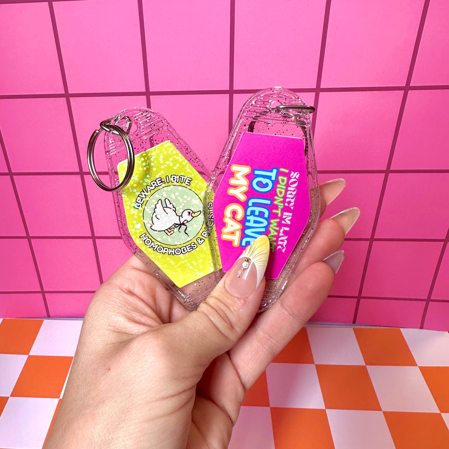 Eat Men for Breakfasf Keychain