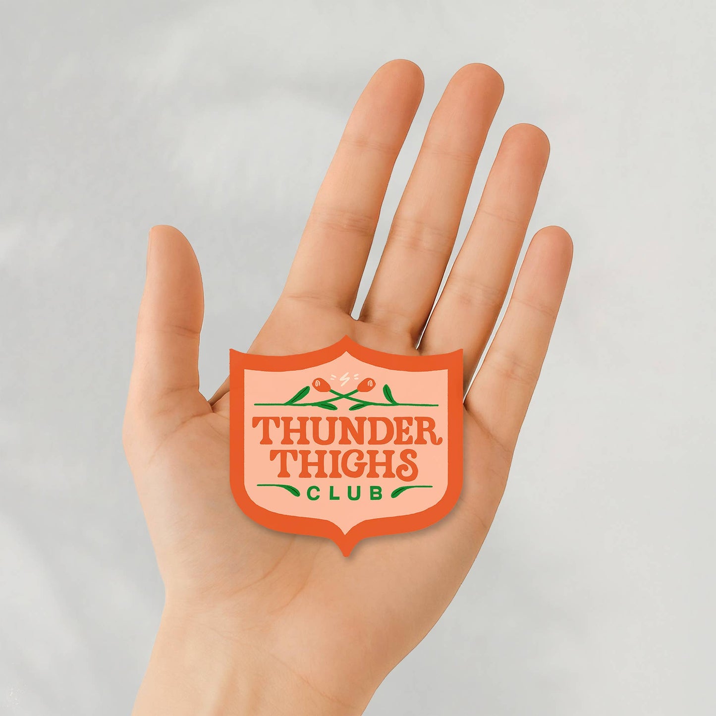 Thunder Thighs Club Sticker
