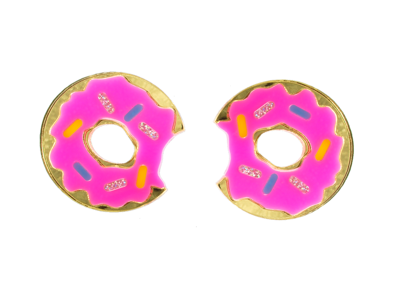 Vinca - Extra Large Donut Earrings