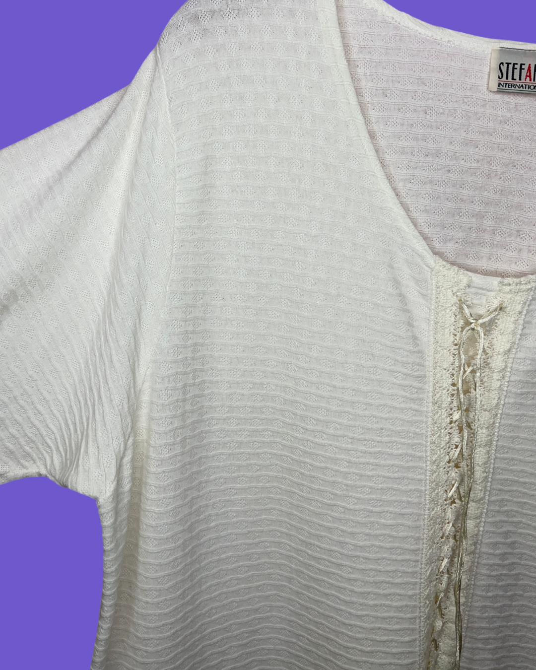 Textured Cotton Blouse