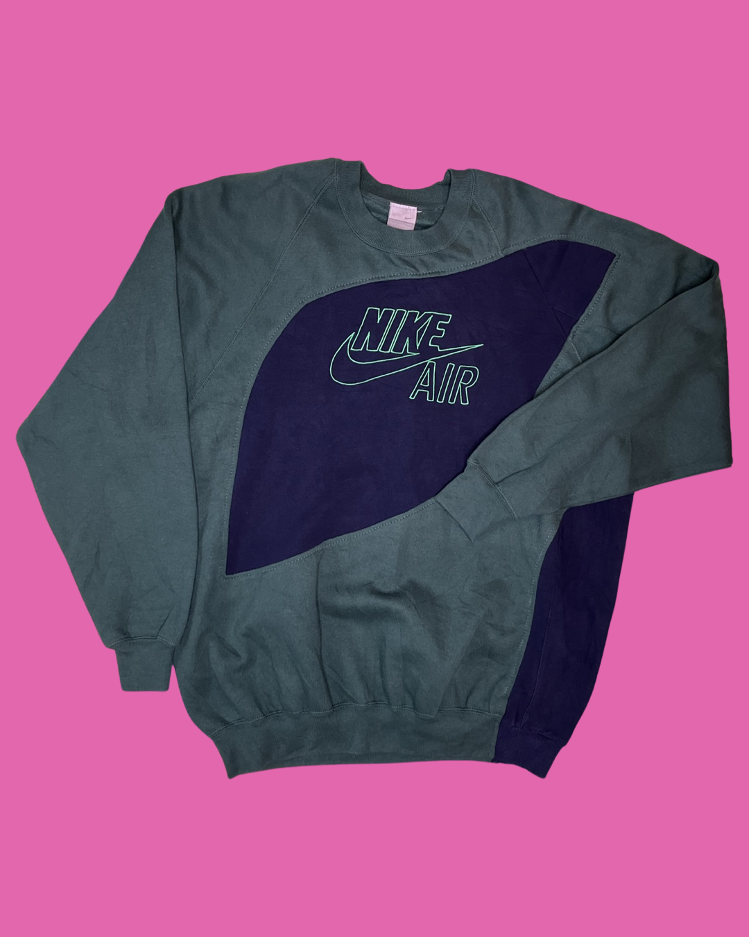 Green Nike Crewneck