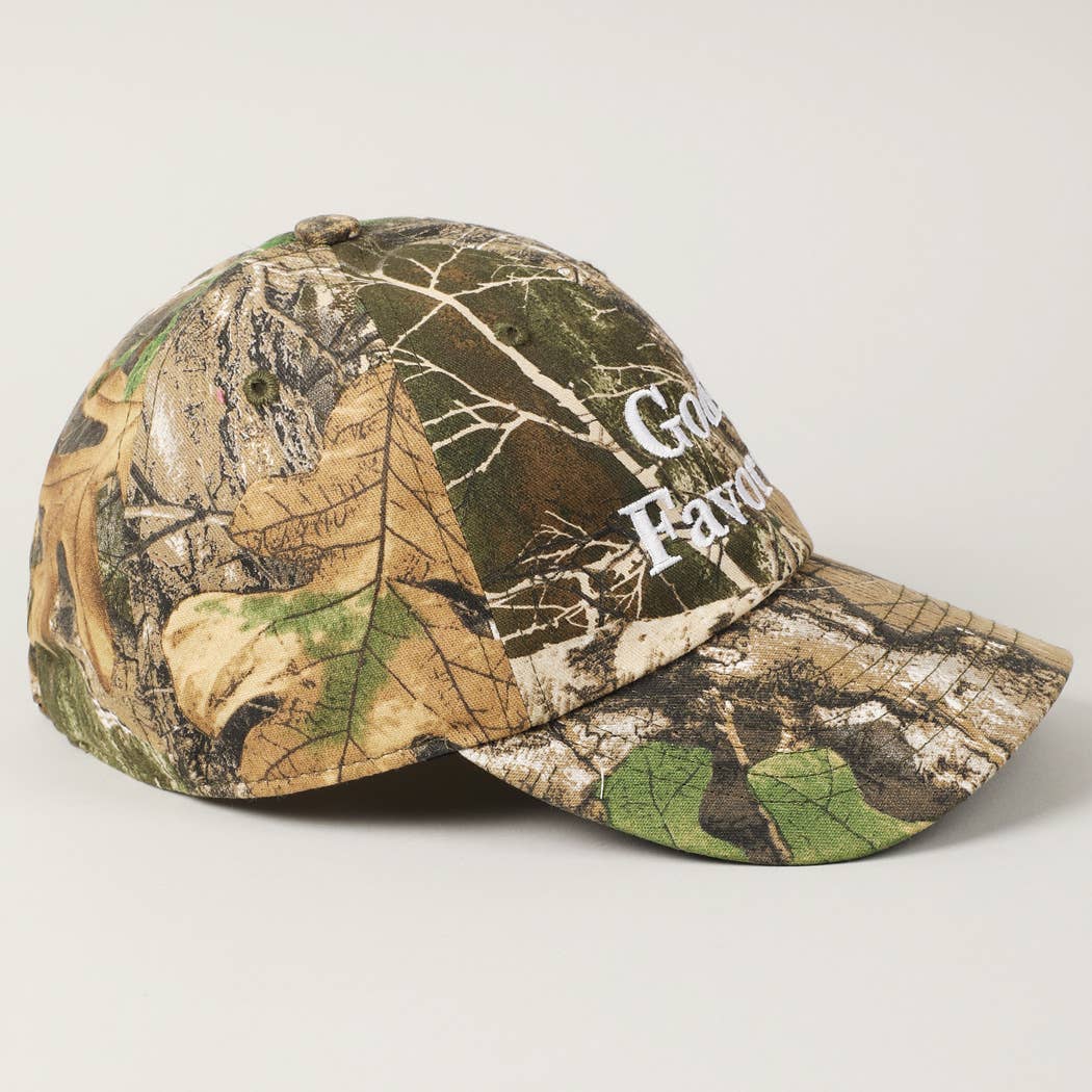 God's Favorite Camouflage Baseball Cap