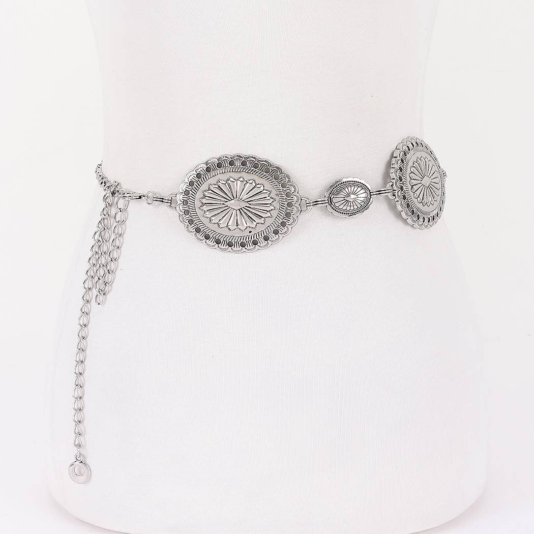 Vintage Metal Plus Size Chain Belt