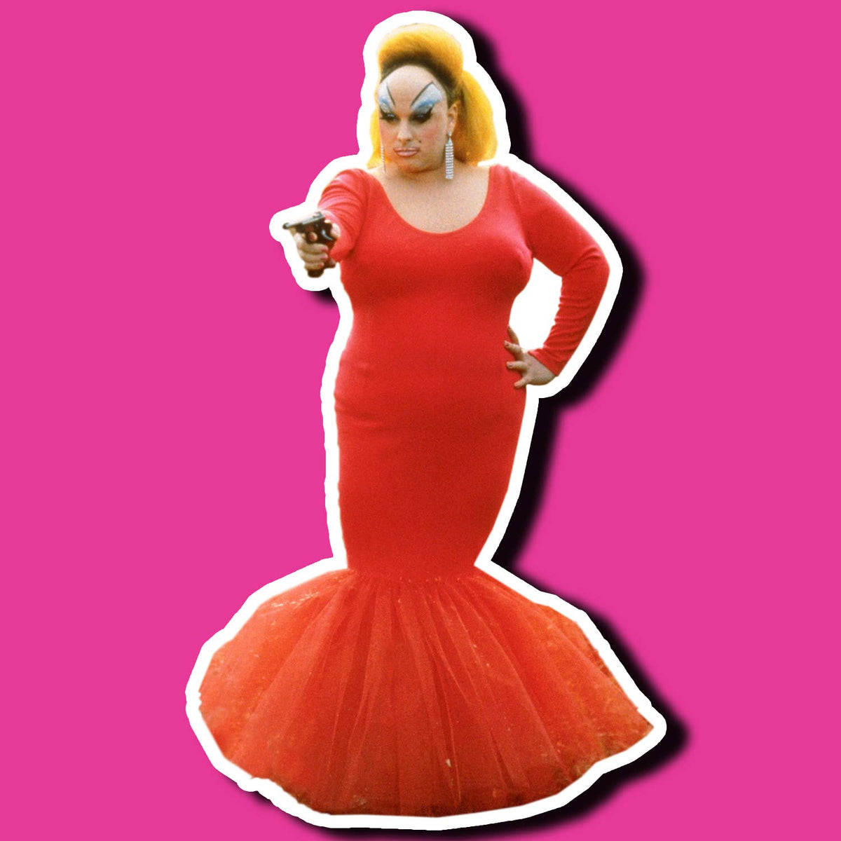 Pop Culture Drag Queen Character Die Cut Vinyl Sticker