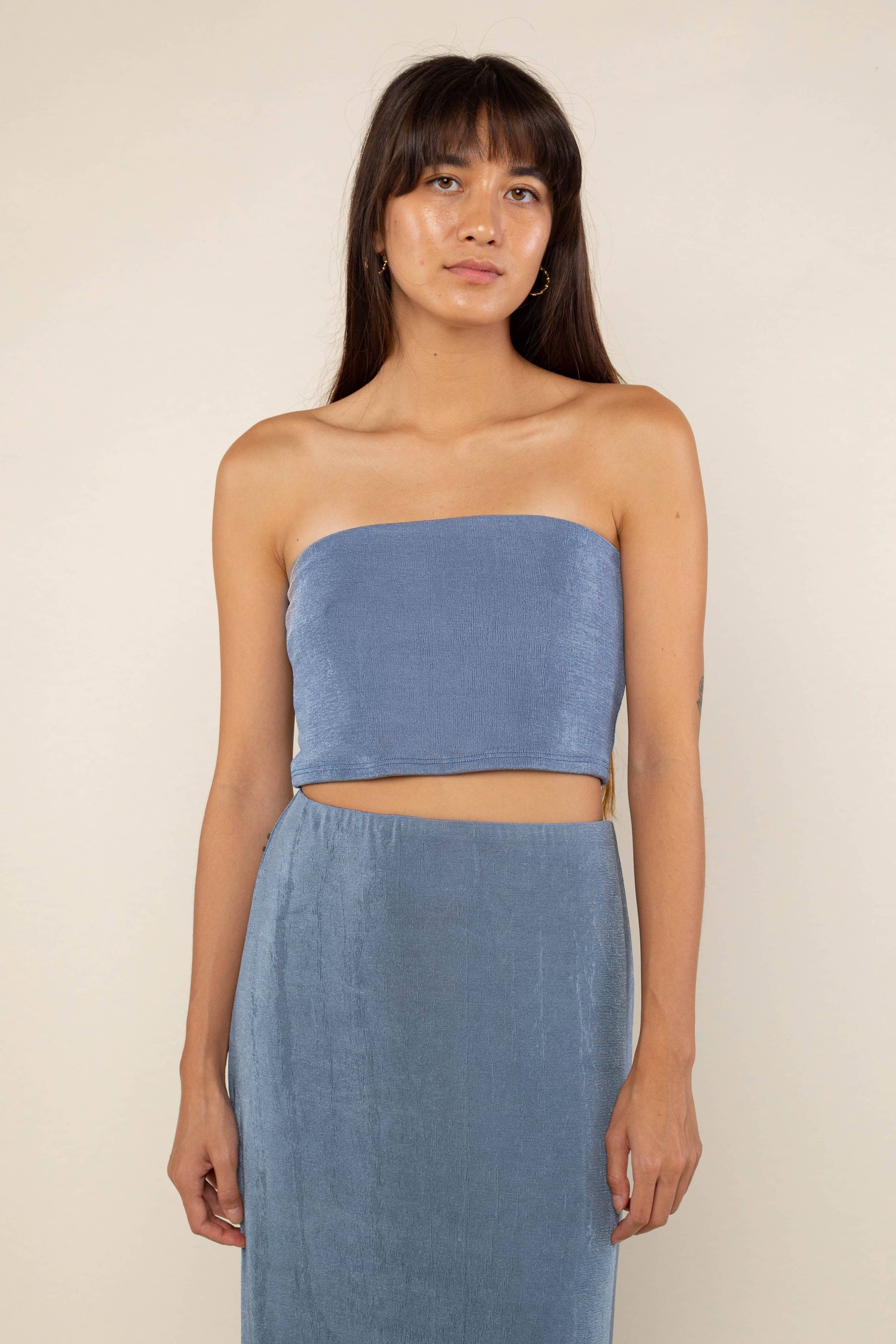 NLT Bonsai Tube Top Denim Blue 1XL