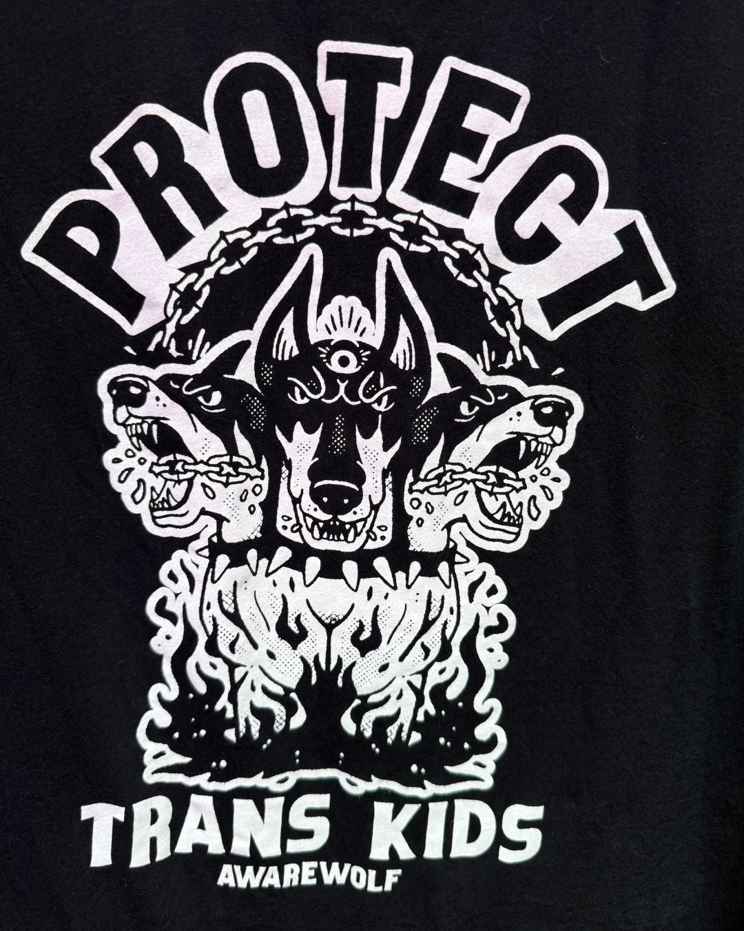 UNBRANDED protect trans kids tee (XL)