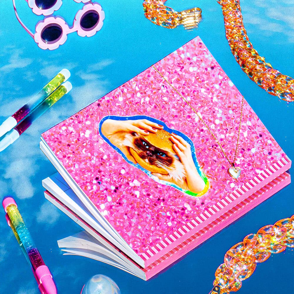 Holographic Catburger Sticker