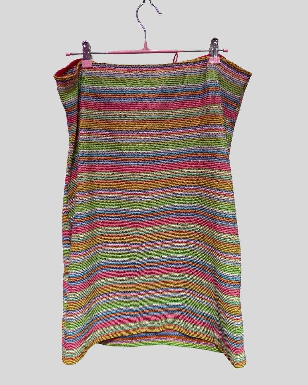 Pretty Little Thing colorful crochet dress (18)