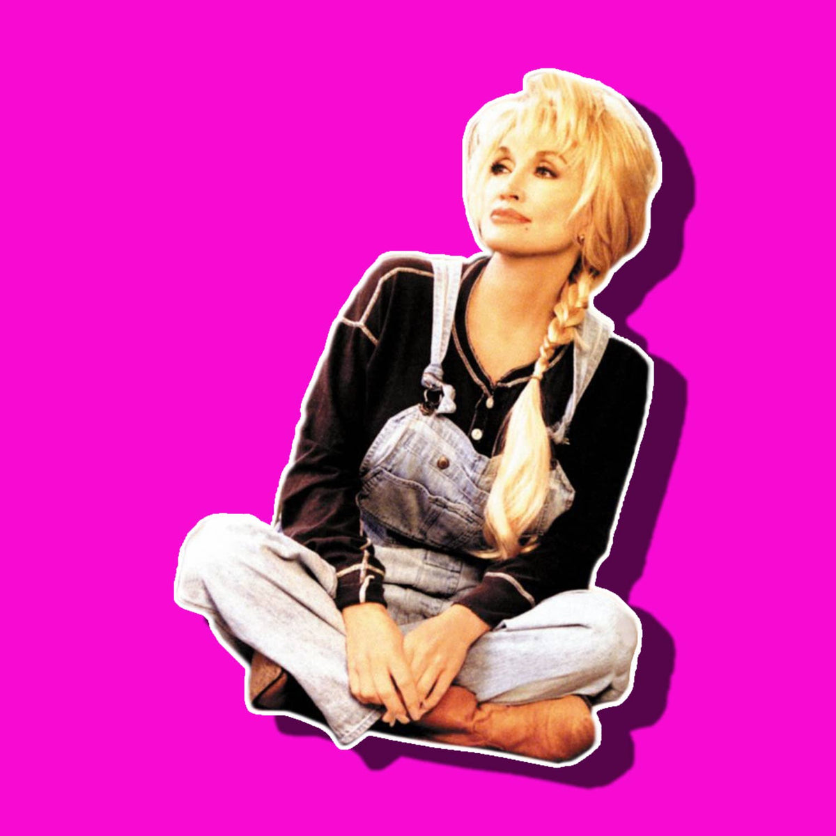 90's Dolly Die Cut Sticker