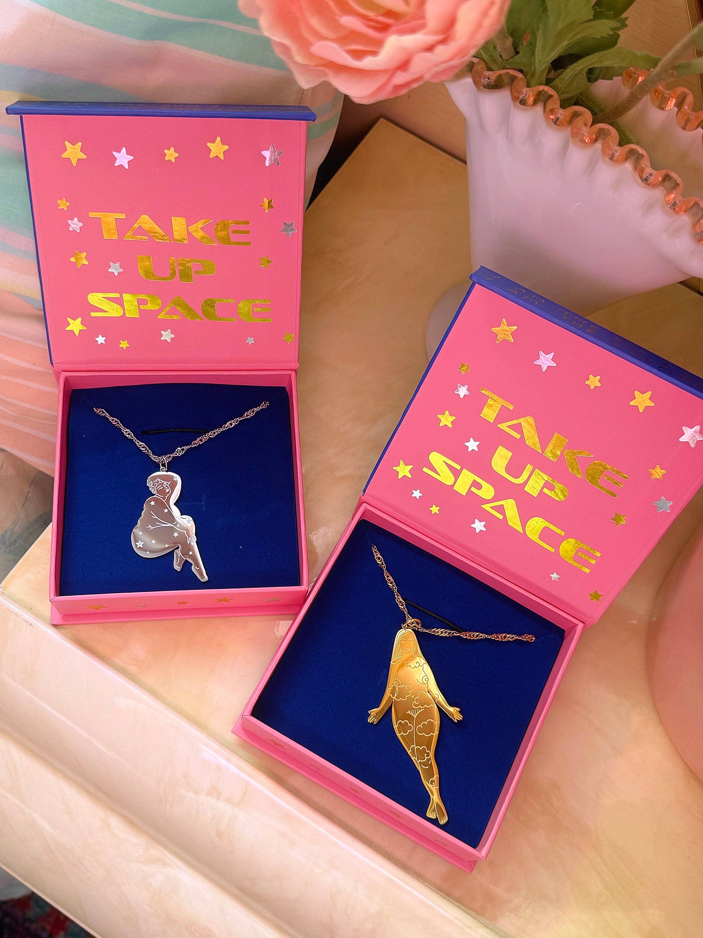 Goddess of the Light Necklace: Gold