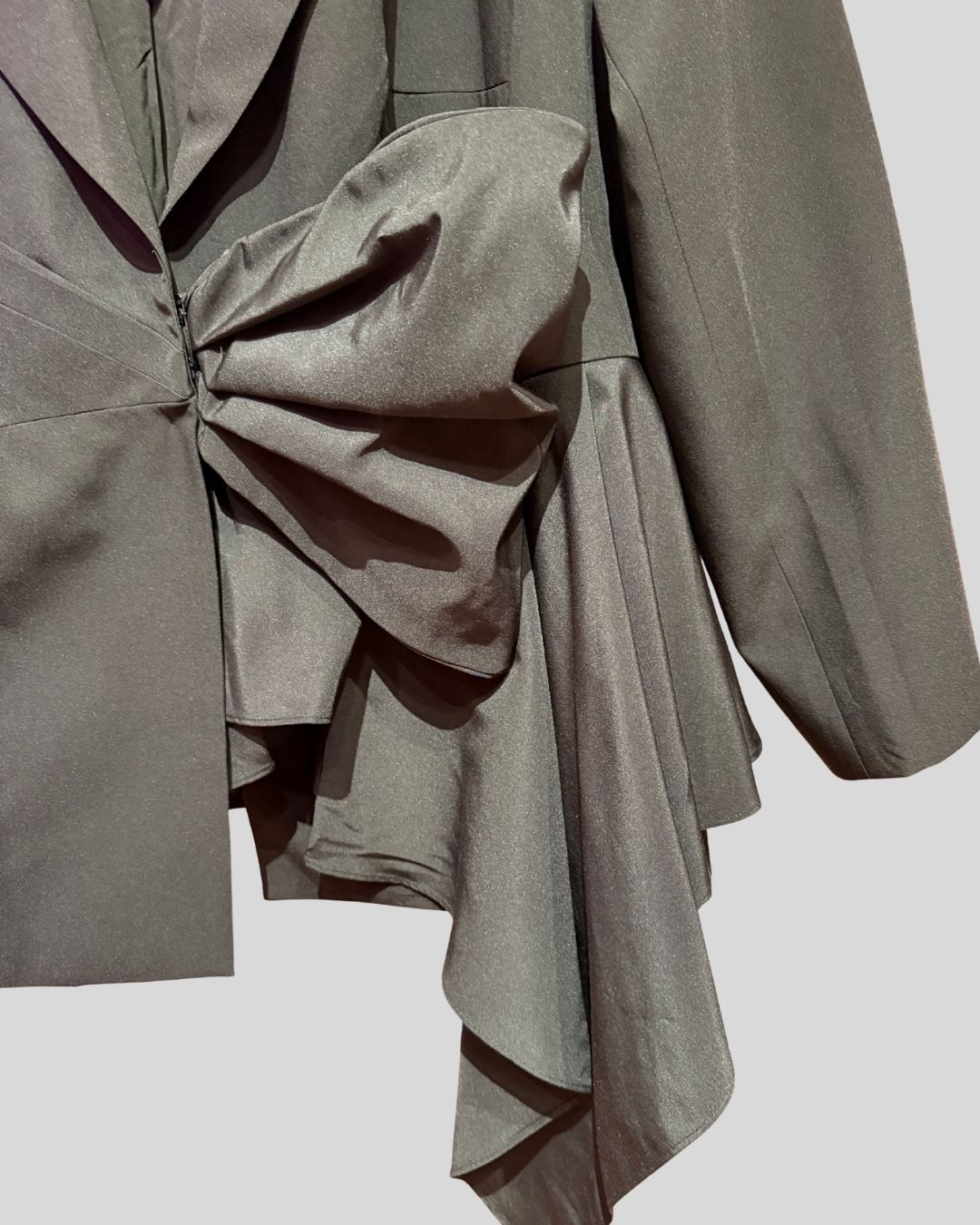 Eloquii Black Bow Blazer (18)