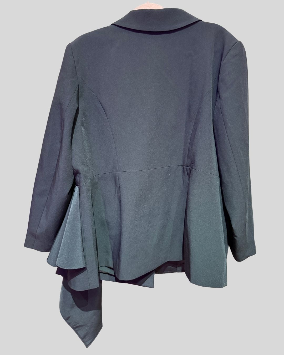 Eloquii Black Bow Blazer (18)