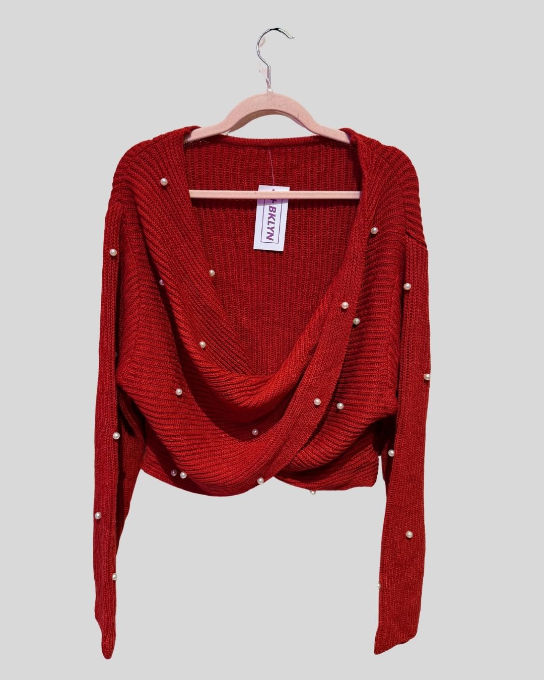 Shein Red Pearl Sweater (2X)