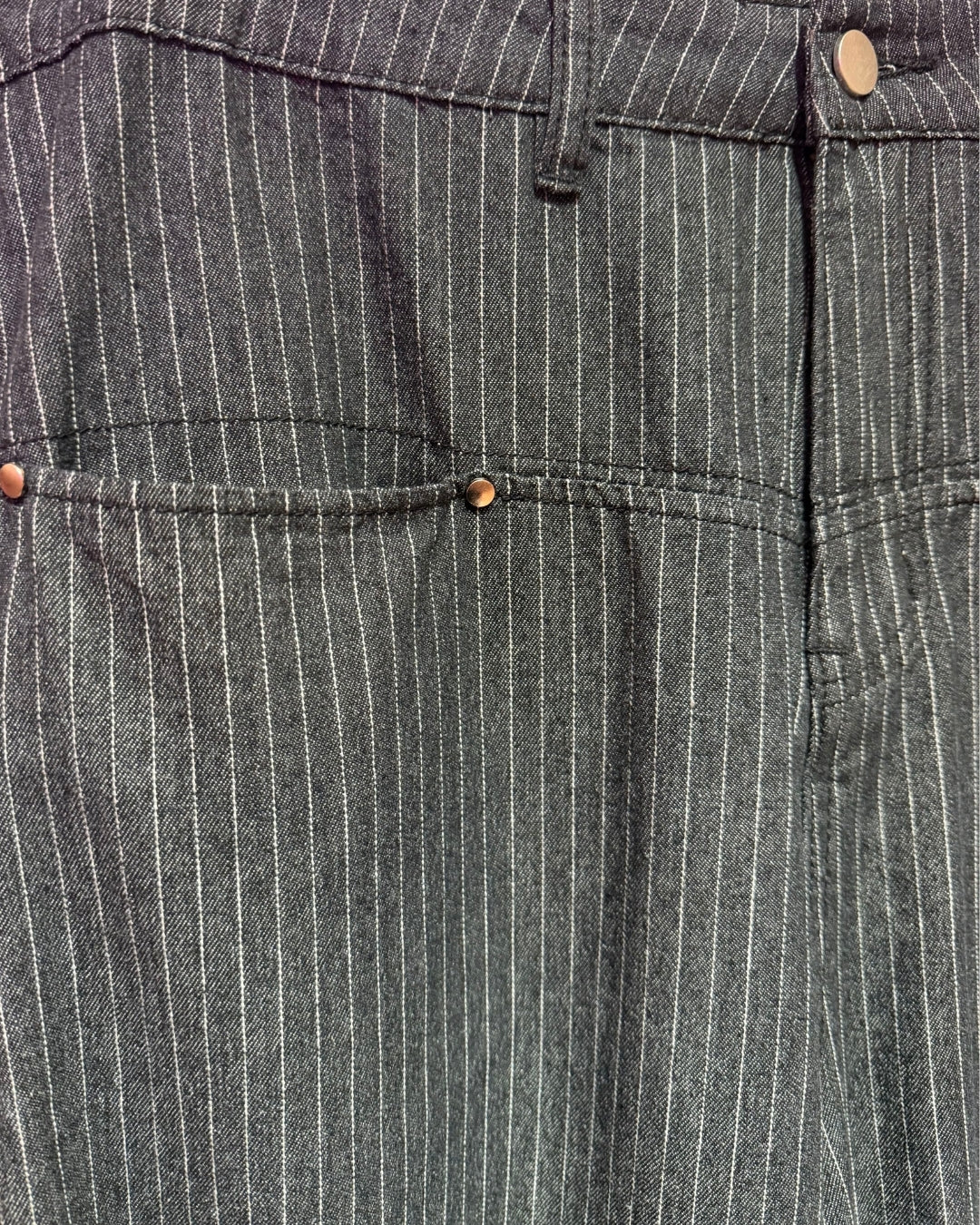Endless High Waist Pinstripe Pants (2X Best Fit 12/14)