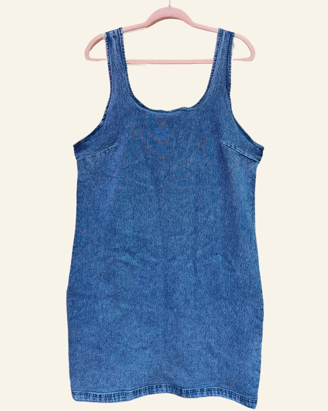 Derek Heart Denim Mini Dress (3X)