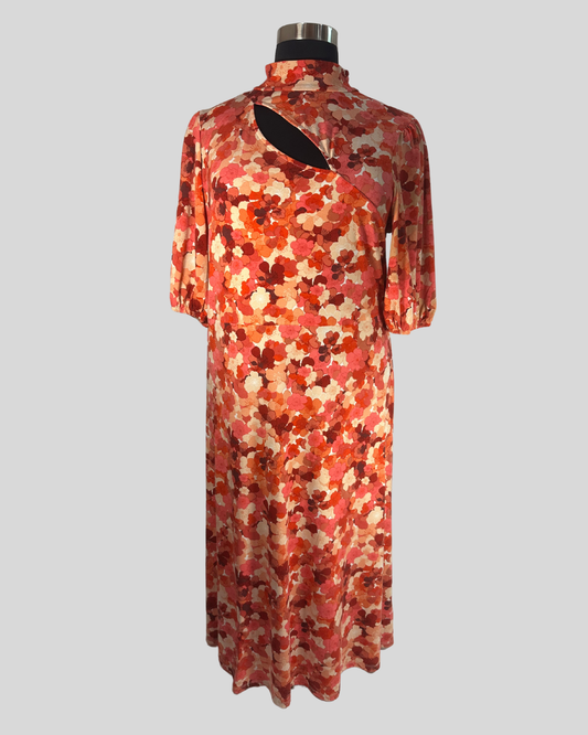 Eloquii Red Floral Dress (24)