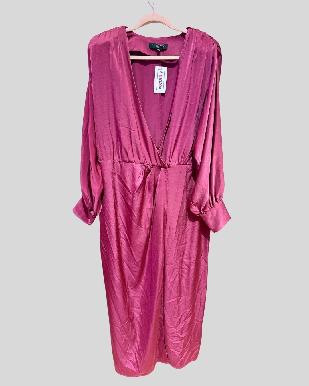 Eloquii NWT Pink Satin Dress (16)