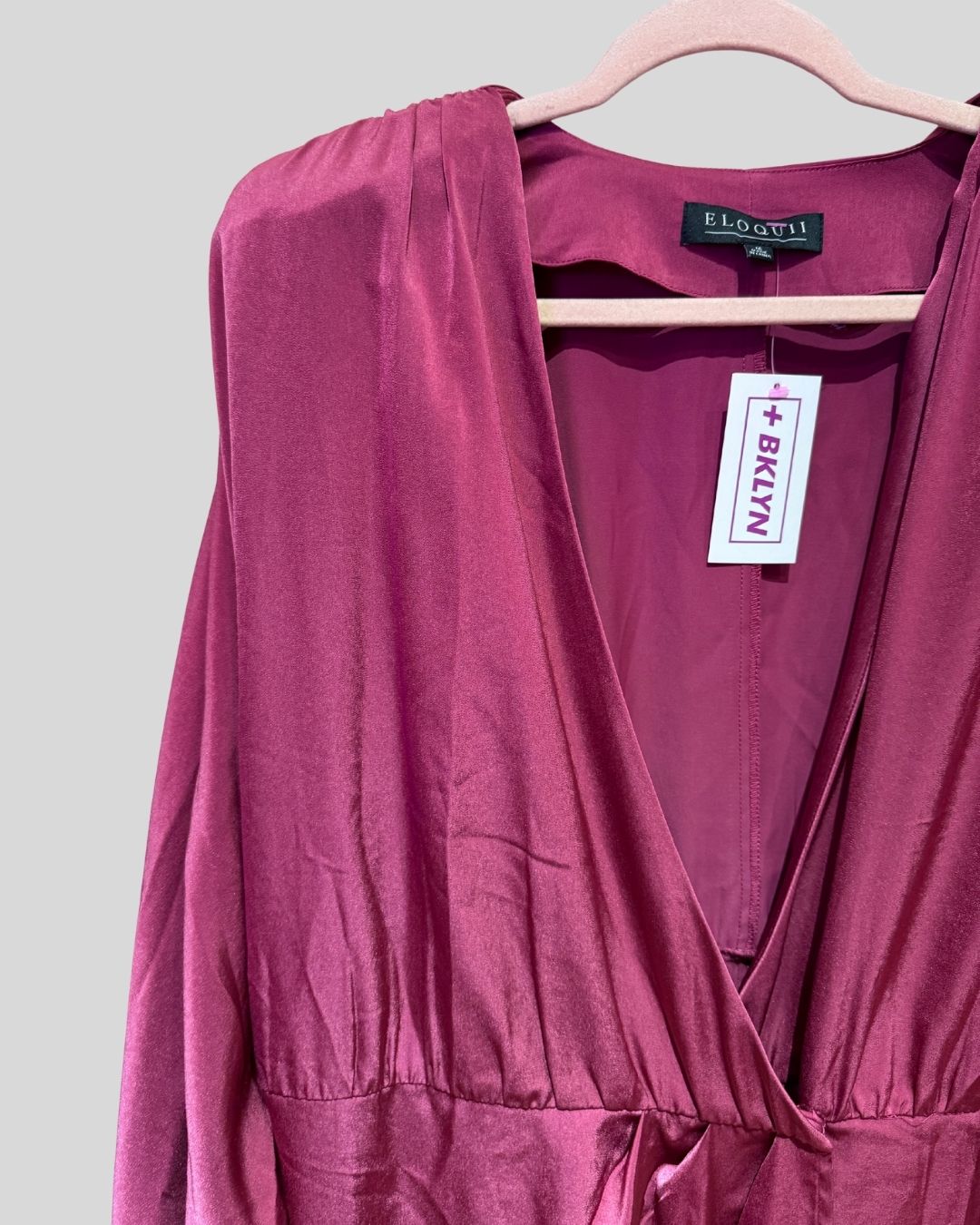 Eloquii NWT Pink Satin Dress (16)