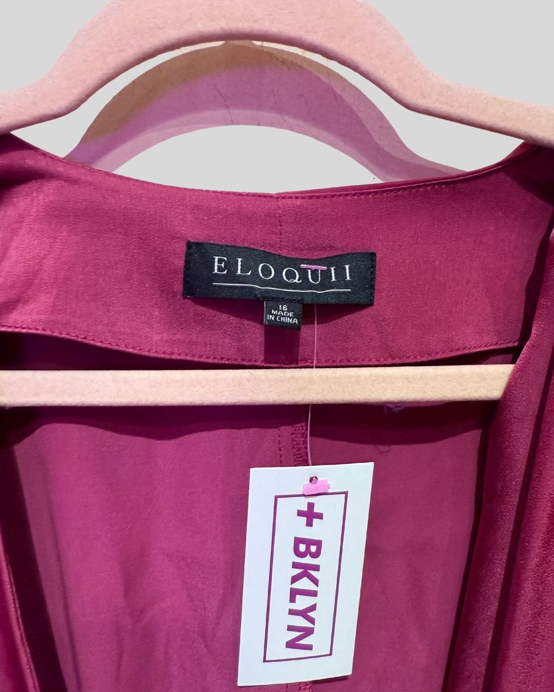 Eloquii NWT Pink Satin Dress (16)