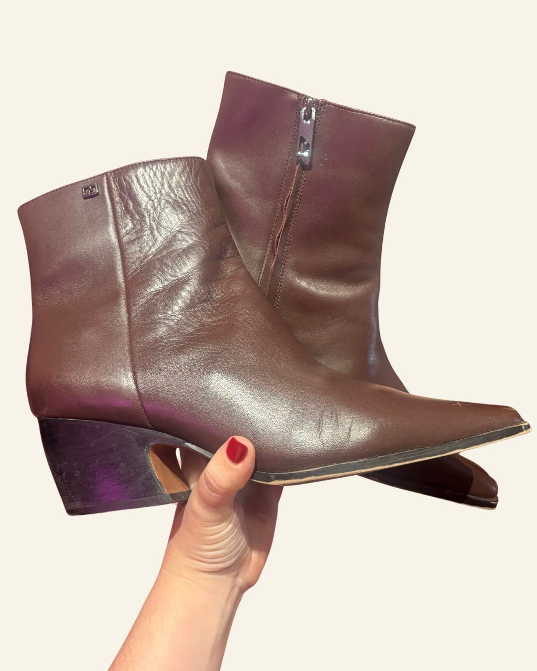Franco Sarto Heeled Boot (9.5)