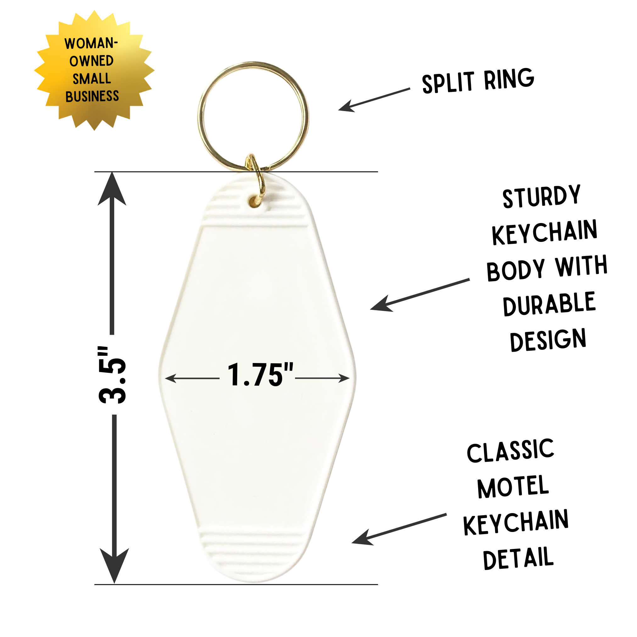 Faguette Gay Pride Motel Keychain with Baguette Bread