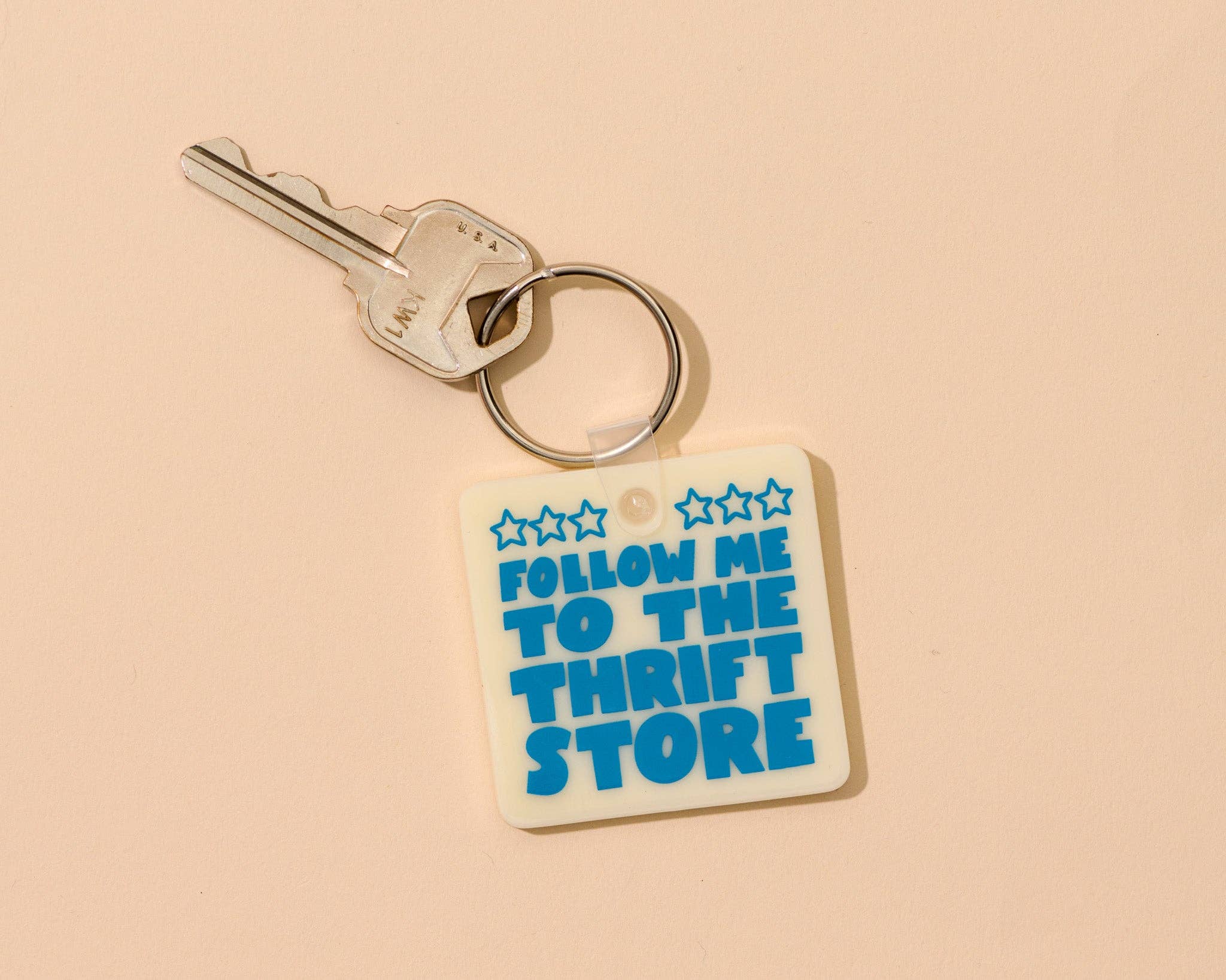 PVC Keychain by Your Gal Kiwi—Follow Me to the Thrift Store