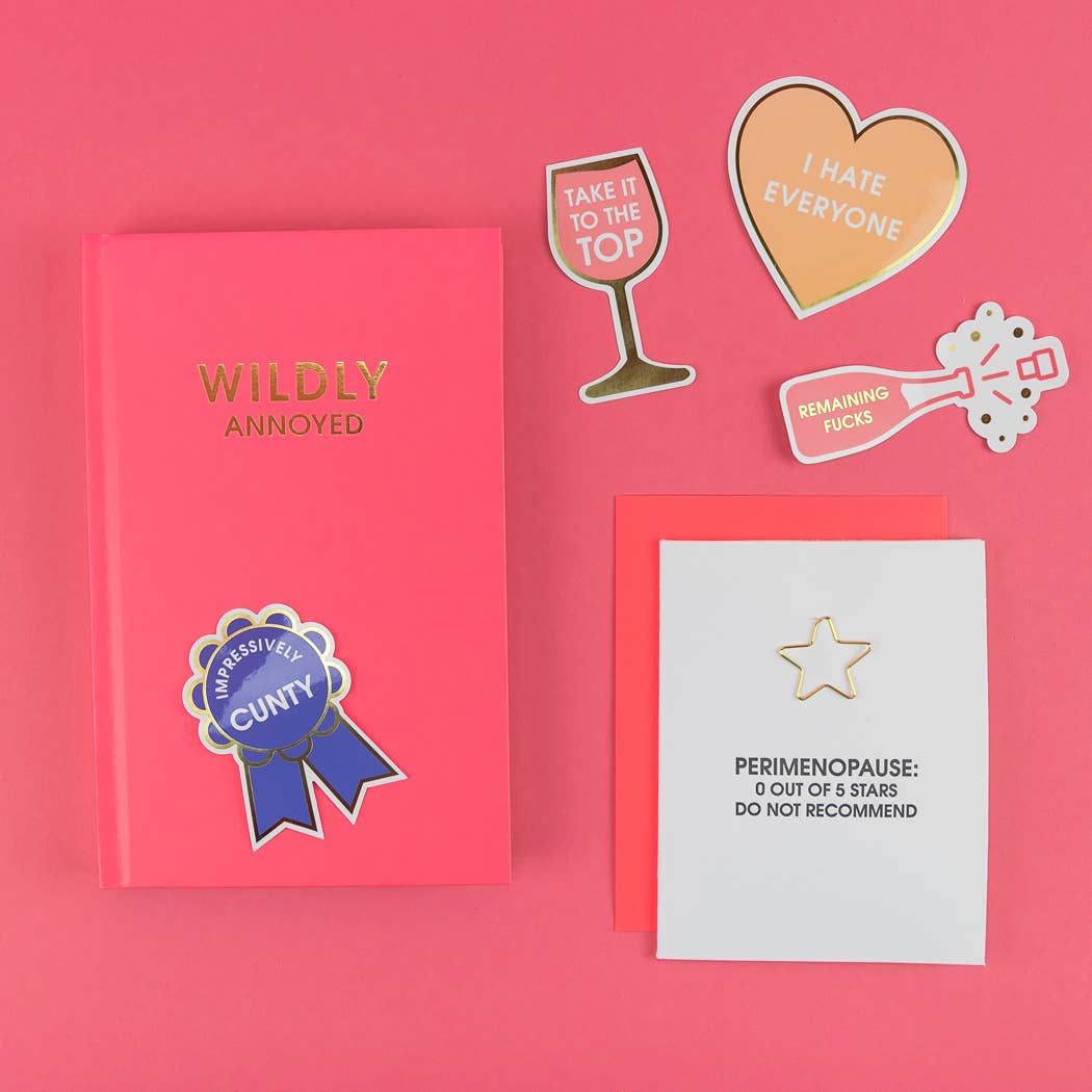 Impressively Cunty - 1st Place Ribbon - Funny Vinyl Sticker